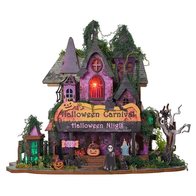 Maison Miniature Halloween Night