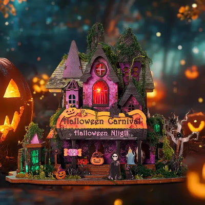 Maison Miniature Halloween Night