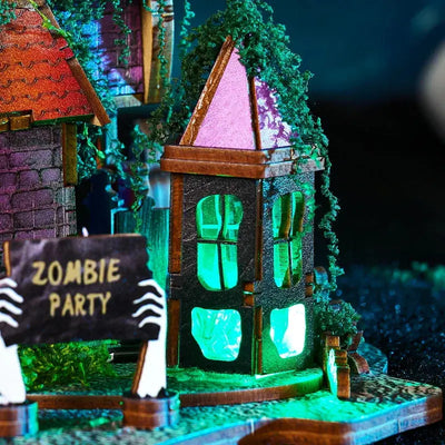 Maison Miniature Halloween Night
