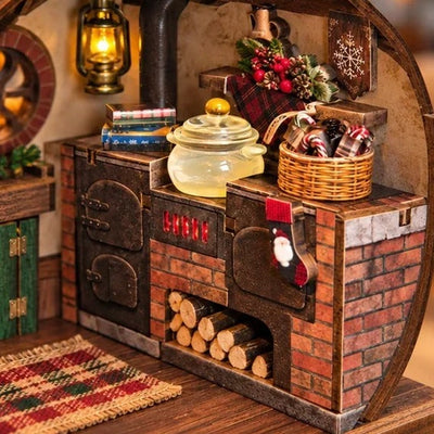 Détail de la cuisine miniature