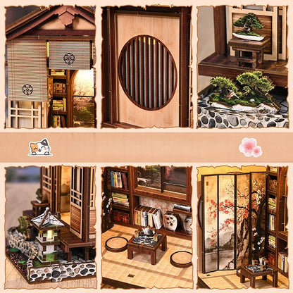Book Nook Moss-Lantern Harmony Garden