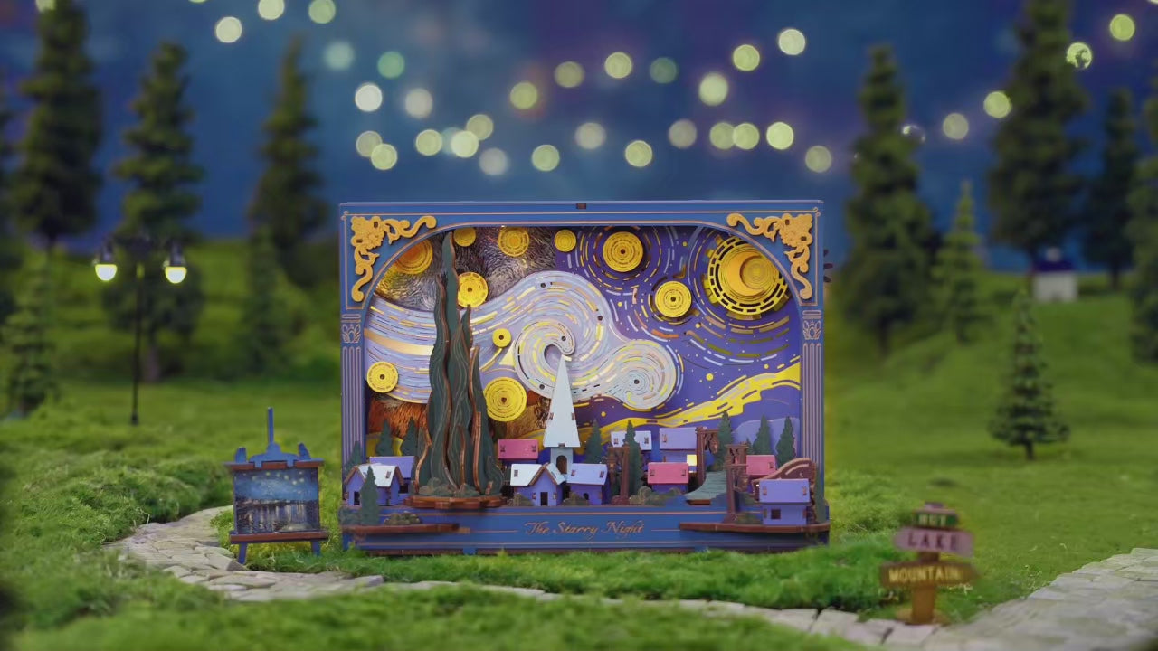 Puzzle 3D Peinture de La Nuit étoilée