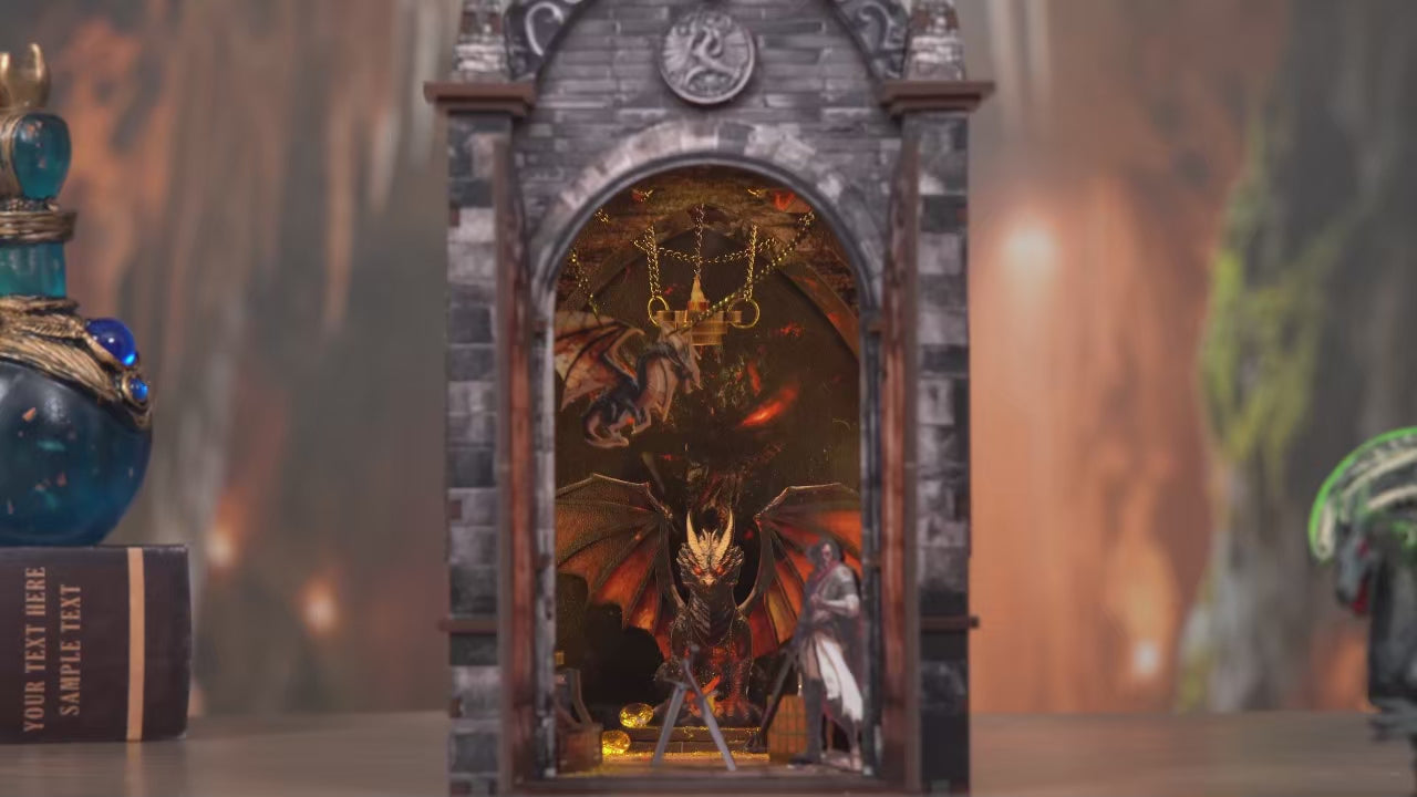 Book Nook Dragons Treasure Labyrinth