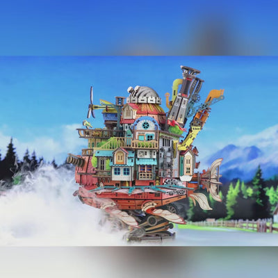 Puzzle 3D Traveling Castle