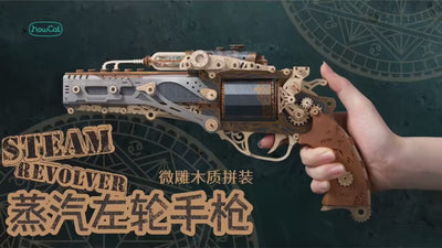 Puzzle 3D Steam Revolver