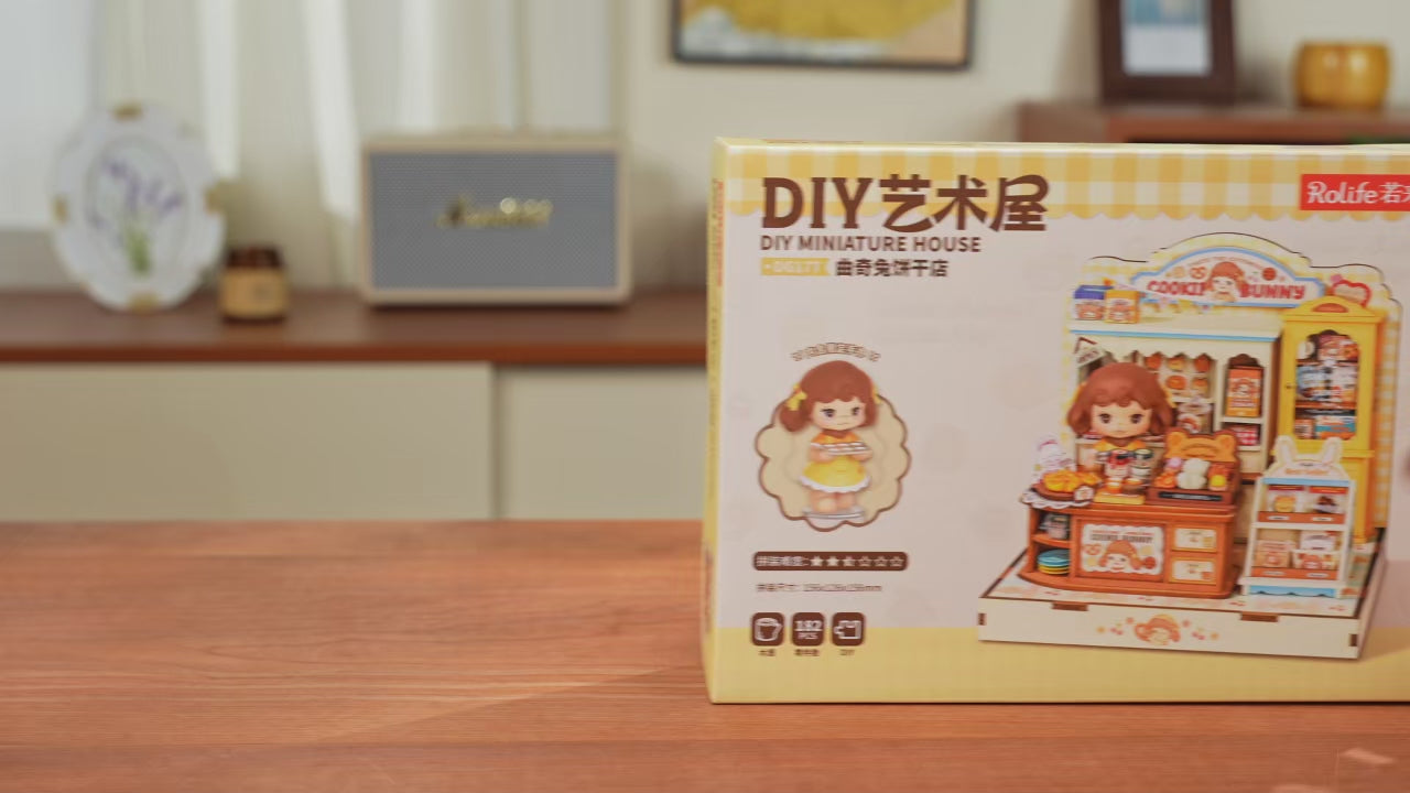 Charger la vidéo: Maison Miniature Cookii Bunny's Cookie Shop