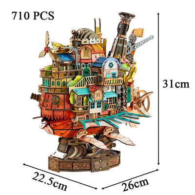 Puzzle 3D Traveling Castle - Crafterra